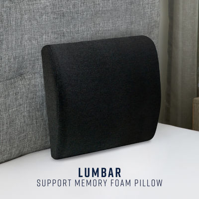 Bodipedic Home Lumbar Support Memory Foam Accessory Pillow