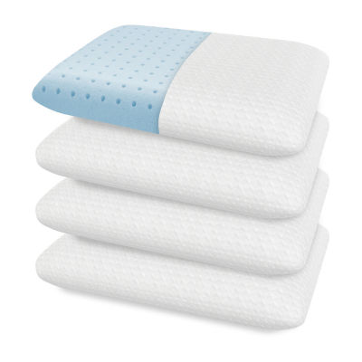 Bodipedic Home Gel Support Conventional Pillow 4 Pack