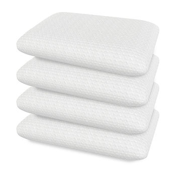 Bodipedic Home Gel Support Conventional Pillow 4 Pack, Color: White -  JCPenney