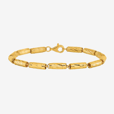 24K Gold 7.5 Inch Link Chain Bracelet