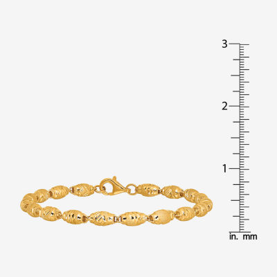 24K Gold 7.5 Inch Link Chain Bracelet