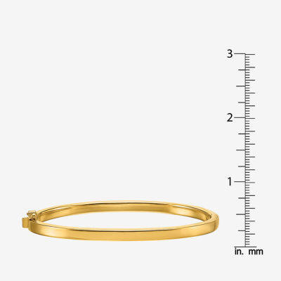 Made in Italy 18K Gold Bangle Bracelet