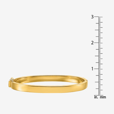 Made in Italy 18K Gold Bangle Bracelet