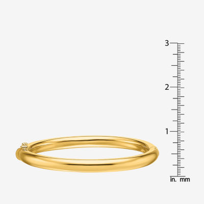 Made in Italy 18K Gold Bangle Bracelet