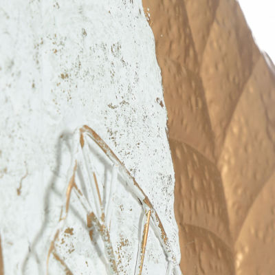 Stylecraft Gold Leaves Handmade Iron Metal Wall Art