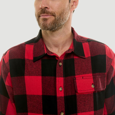 Hallstatt® Mens Long Sleeve Regular Fit Flannel Shirt