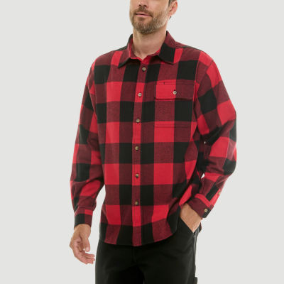 Hallstatt® Mens Long Sleeve Regular Fit Flannel Shirt