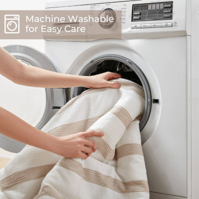 510 Design Merritt Yarn-Dyed Striped Easy Care Comforter Set