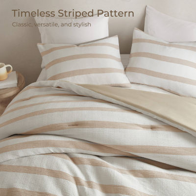 510 Design Merritt Yarn-Dyed Striped Easy Care Comforter Set