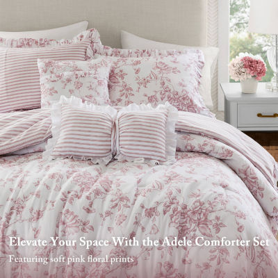 Madison Park Essentials Colette Reversible Comforter Set with Decorative Pillows