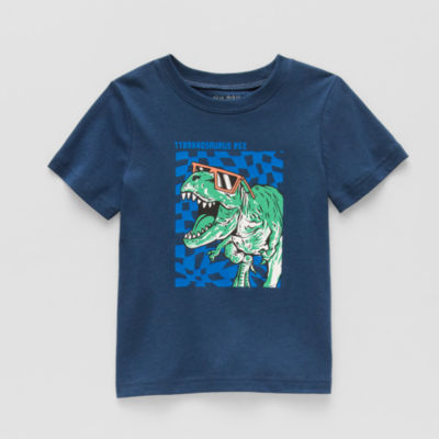 Representative product-family photo: Okie Dokie Toddler & Little Boys Crew Neck Short Sleeve Regular Fit Graphic T-Shirt. Pictured option and availability are unverified.