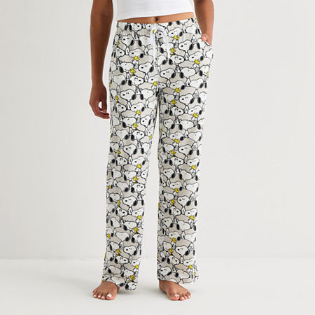Disney Mjc Womens Peanuts Snoopy Pajama Pants In Gray