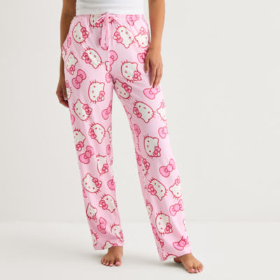 Womens Hello Kitty Plush Pajama Pants