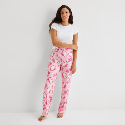 Womens Hello Kitty Plush Pajama Pants