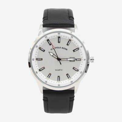 U.S. Polo Assn. Mens Black Watch Boxed Set Usc50648jc