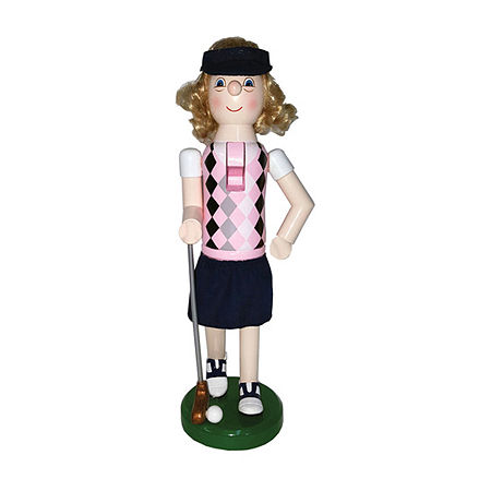 14 Lady Golfer  Christmas Nutcracker, One Size, Multiple Colors