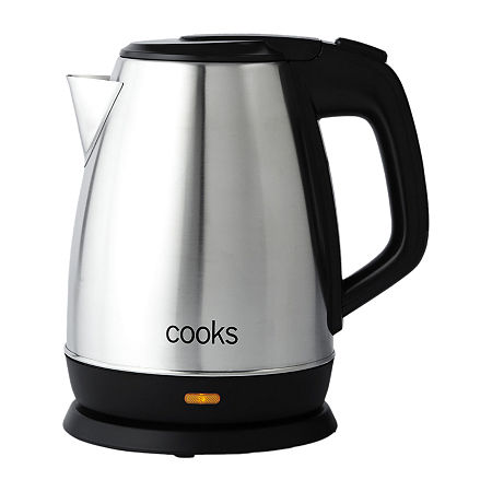 Cooks 1.7L Stainless Steel Electric Kettle, One Size, Stainless Steel