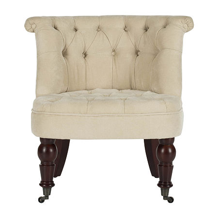 Safavieh Carlin Accent Tufted Club Chair, One Size, Beige