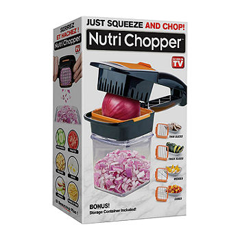 As Seen On Tv Nutrislicer 3 In 1 Countertop Food Slicer, Chopper