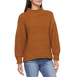 a.n.a Womens Mock Neck Long Sleeve Pullover Sweater