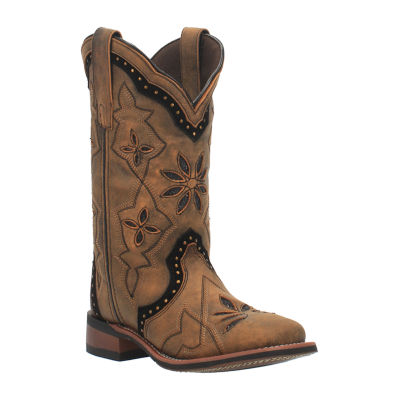 Laredo Mens Kane Block Heel Cowboy Boots