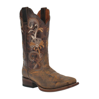 Dan Post Womens Block Heel Cowboy Boots, Color: Tan - JCPenney