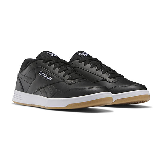 Reebok Court Advance Mens Sneakers, Color: Black White Gum - JCPenney