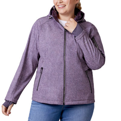 Plus size zeroxposur britney deals soft shell hooded jacket