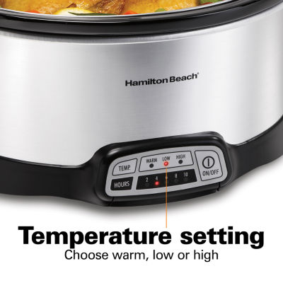 Hamilton Beach® 7-qt. Programmable Oval Slow Cooker