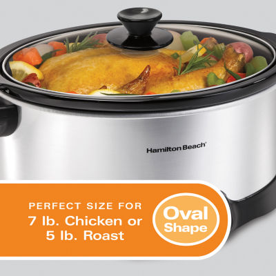 Hamilton Beach® 7-qt. Programmable Oval Slow Cooker