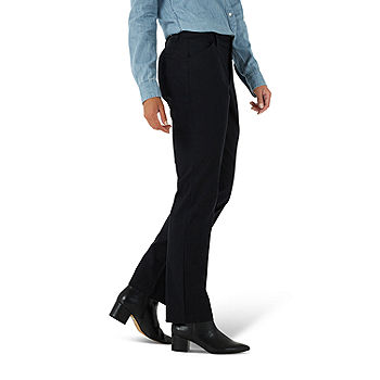 Lee Relaxed Fit 1889 Women Capris Pants Color BLACK RN 130273 Size 8 PETITE  VGUC