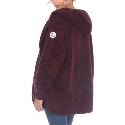 White Mark Womens Long Sleeve Open Front Cardigan