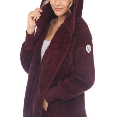 White Mark Womens Long Sleeve Open Front Cardigan