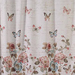 Avanti Butterfly Garden Shower Curtain, Color: White - JCPenney