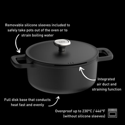 BergHOFF Leo Phantom Ceramic Non-Stick Stockpot