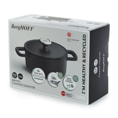 BergHOFF Leo Phantom Ceramic 2.7-qt. Non-Stick Stockpot