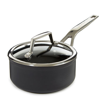 BergHOFF Essential Hard Anodized Ano 6.25 Saucepan, One Size, Black