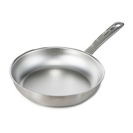 BergHOFF Leo Graphite Recycled 18/10 Stainless Steel 10 Frying Pan, One Size, Silver