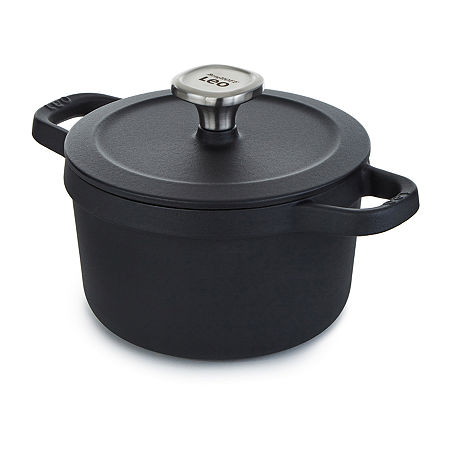 BergHOFF Leo Graphite Enameled Cast Iron 3.2-qt. Stockpot, One Size, Black