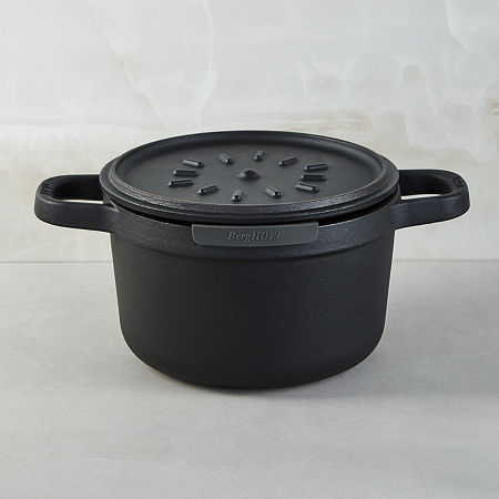 BergHOFF Leo Graphite Enameled Cast Iron 3.2-qt. Stockpot, One Size, Black