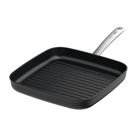 BergHOFF Leo Graphite Ceramic Non-Stick 11 Grill Pan, One Size, Black