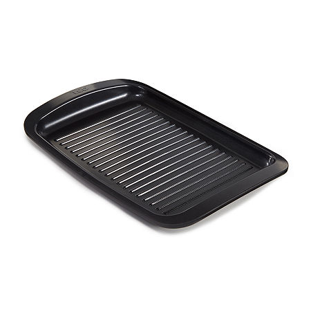 BergHOFF Leo Graphite Non-Stick Teppanyaki Grill Plate, One Size, Black