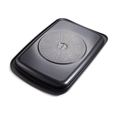 BergHOFF Leo Graphite Non-Stick Teppanyaki Grill Plate, One Size, Black