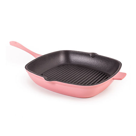 BergHOFF Neo Cast Iron 11 Square Grill Pan, One Size, Pink