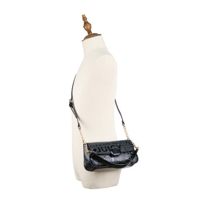 Juicy By Juicy Couture Jet Set Shoulder Bag, Color: Liquorice