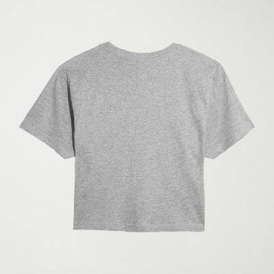 Womens Crew Neck Short Sleeve Snoopy Graphic T-Shirt