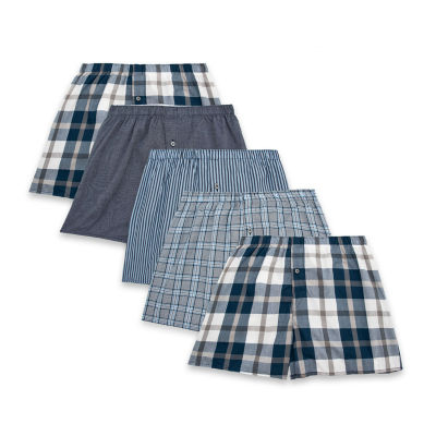 Fruit of the Loom Premium Mens 5 Pack Boxers Jcb5p592