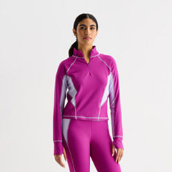 Xersion Quarter-zip Pullover Tops for Women - JCPenney