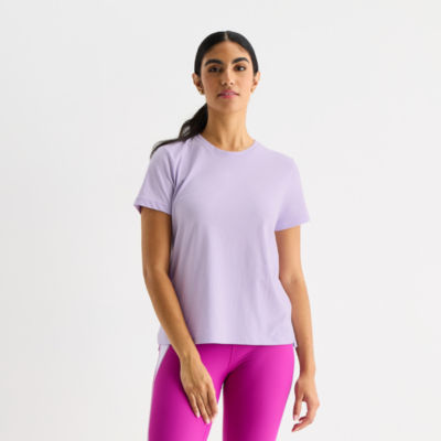 Xersion Womens Crew Neck Short Sleeve Active T-Shirt