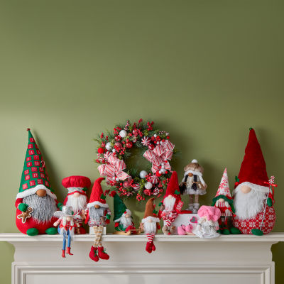 North Pole Trading Co. 27in Fairisle Christmas Gnome